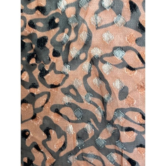 Velvet/Graham & Spencer Melinda Printed Viscose top, orange/black, extra small - Picture 6 of 9